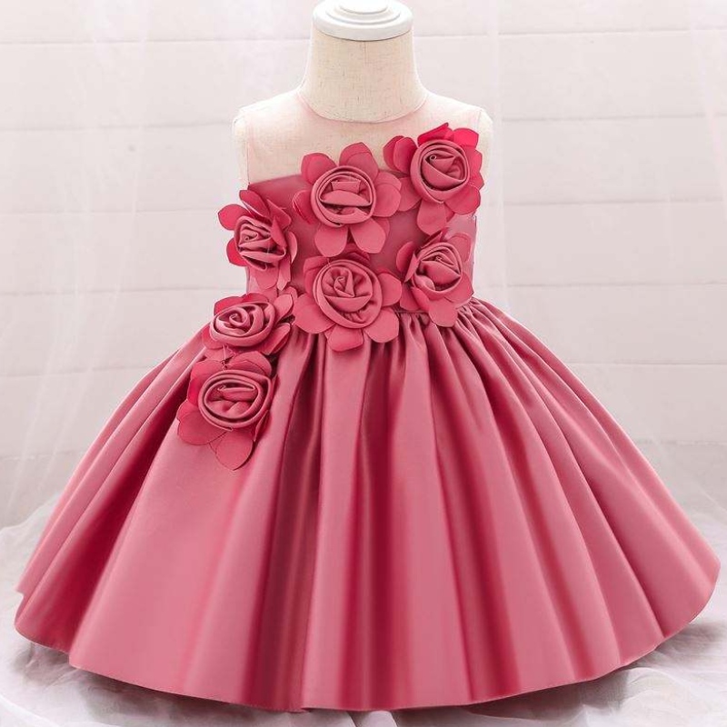 baige 0-10 ปีขายส่ง baby frock ออกแบบรูปแบบเด็กสไตล์ใหม่ L5068xz