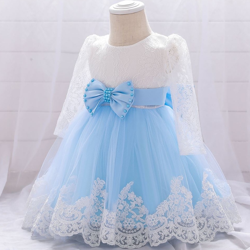 Baige Little Miss Fancy Frock ทารกแรกเกิดสาวดอกไม้ชุดวันเกิดชุดวันเกิดสำหรับเด็กผู้หญิง l1940xz