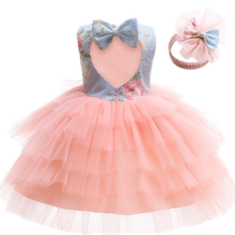 Summer Baby Baby Sweet Style Clothing Lace Flower Party ชุดวันเกิด tutu กระโปรงแฟชั่นปาร์ตี้เด็กผู้หญิงชุดเด็กผู้หญิง