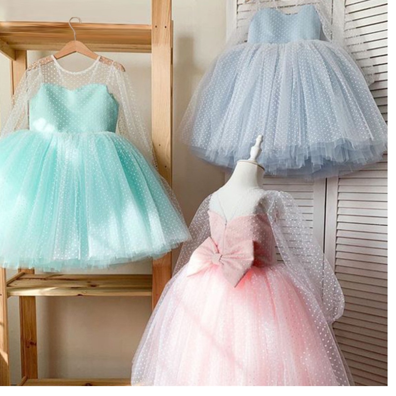 เด็กวัยหัดเดินเด็กสาวชุดเด็กปาร์ตี้เจ้าหญิงที่สง่างาม tutu tulle ชุดคริสต์มาส