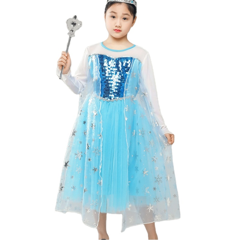 Girls \\ 'Ice Princess Dress Birthday Halloween Christmas Fancy Party Outfit