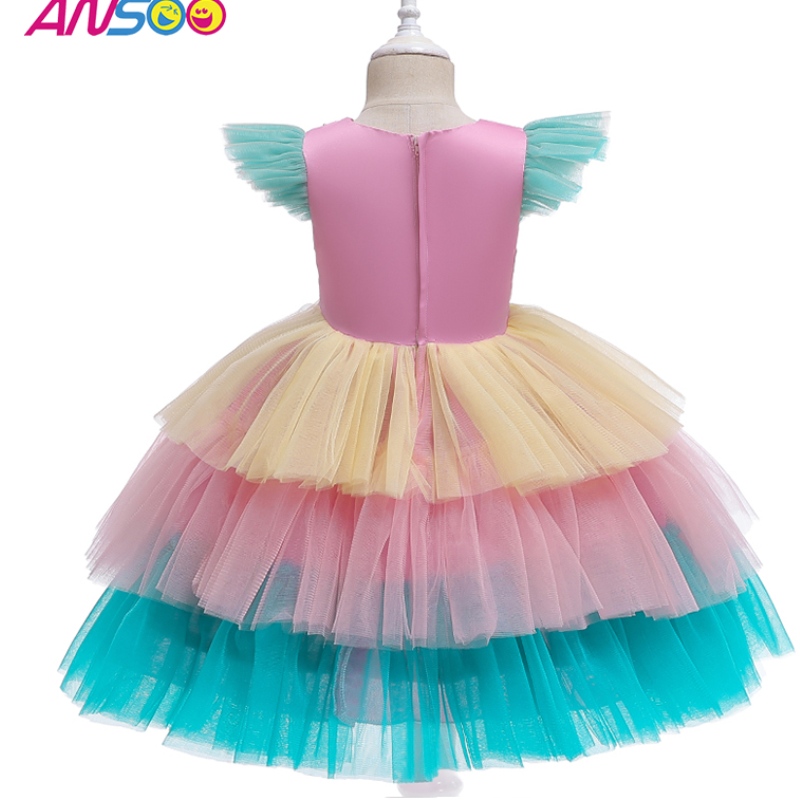 Ansoo Luxury Mermaid Scales Ballet Tutu Kids สาว ๆ