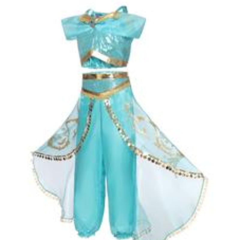 Princess Costume Halloween เด็กชุดคอสเพลย์ชุดแต่งกายสำหรับเด็กผู้หญิงเครื่องแต่งกายบทบาท 4 ถึง 10 ปี