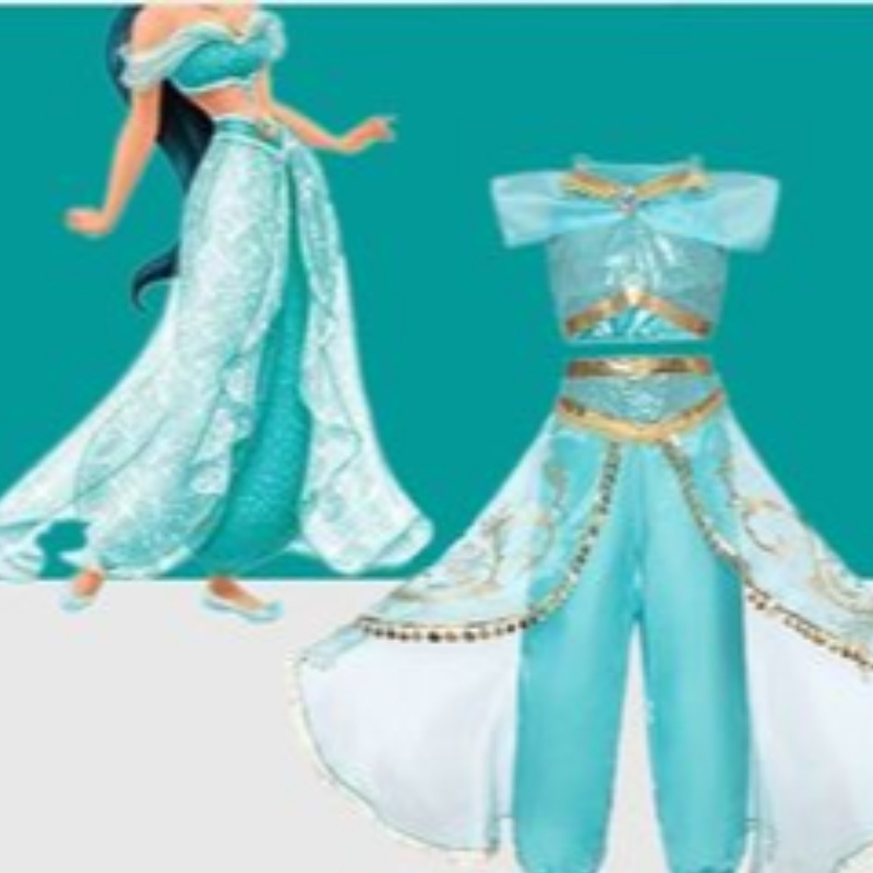 Princess Costume Halloween เด็กชุดคอสเพลย์ชุดแต่งกายสำหรับเด็กผู้หญิงเครื่องแต่งกายบทบาท 4 ถึง 10 ปี