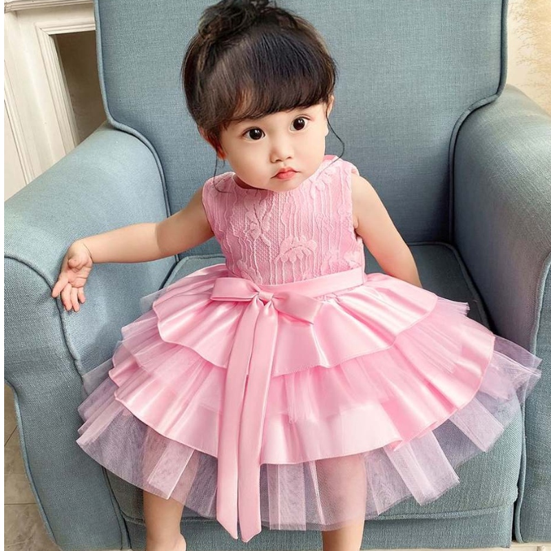 Baige Children Dresses Cake Frock Design สำหรับชุดวันเกิด 0-2y