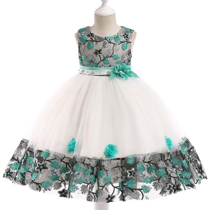 Wholesale Kids Frock Designs รูปแบบใหม่เด็กผู้หญิงชุดปาร์ตี้สำหรับงานแต่งงานวันเกิด L5045