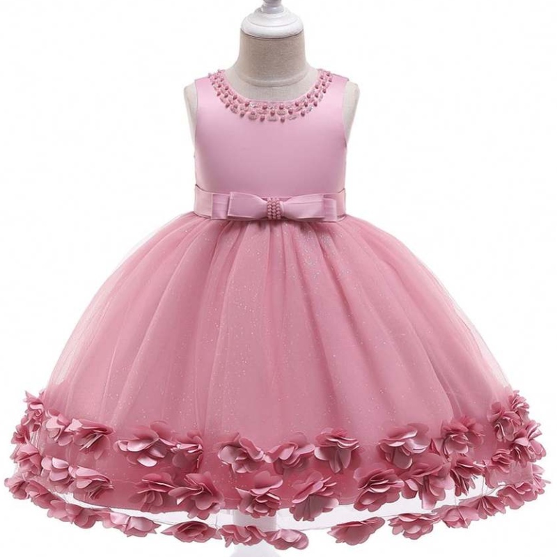 Baige Wholesale Baby Clothing Flower Flower Girls Weeding Ball Gown เด็กปาร์ตี้ชุด L5106