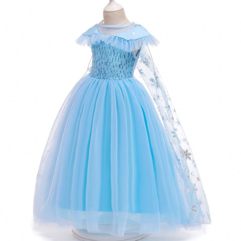 Baige ผลิตภัณฑ์ใหม่ Princess Costume Kids Masquerade Elsa Anna Fashion Girl Party Party Dress Girls