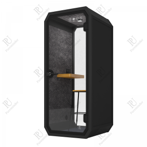 PureMinder S Size Soundproof Booth ส่วนตัวความเป็นส่วนตัวแบบพกพาความเงียบสำหรับแอปพลิเคชันกลางแจ้ง