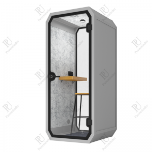 PureMinder S Size Soundproof Booth ส่วนตัวความเป็นส่วนตัวแบบพกพาความเงียบสำหรับแอปพลิเคชันกลางแจ้ง