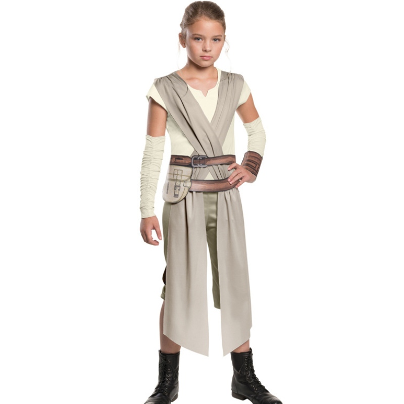 Star Rey War Cossplay Costume Kids Jedi Warrior Obi Wan Kenobi ทหารสีดำพายุกองทหารกองกำลัง Awakens Girls ชุดแฟนซี