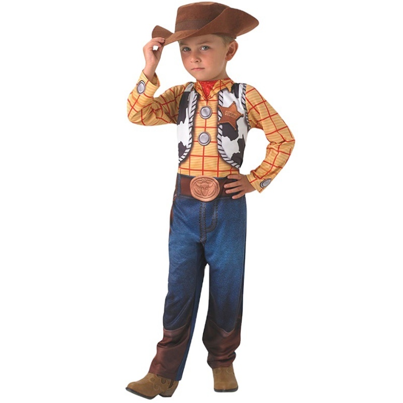 แฟชั่นขายร้อนในสต็อก Halloween Kids Western Cowboy Costume สำหรับเด็ก 3-10 ปี