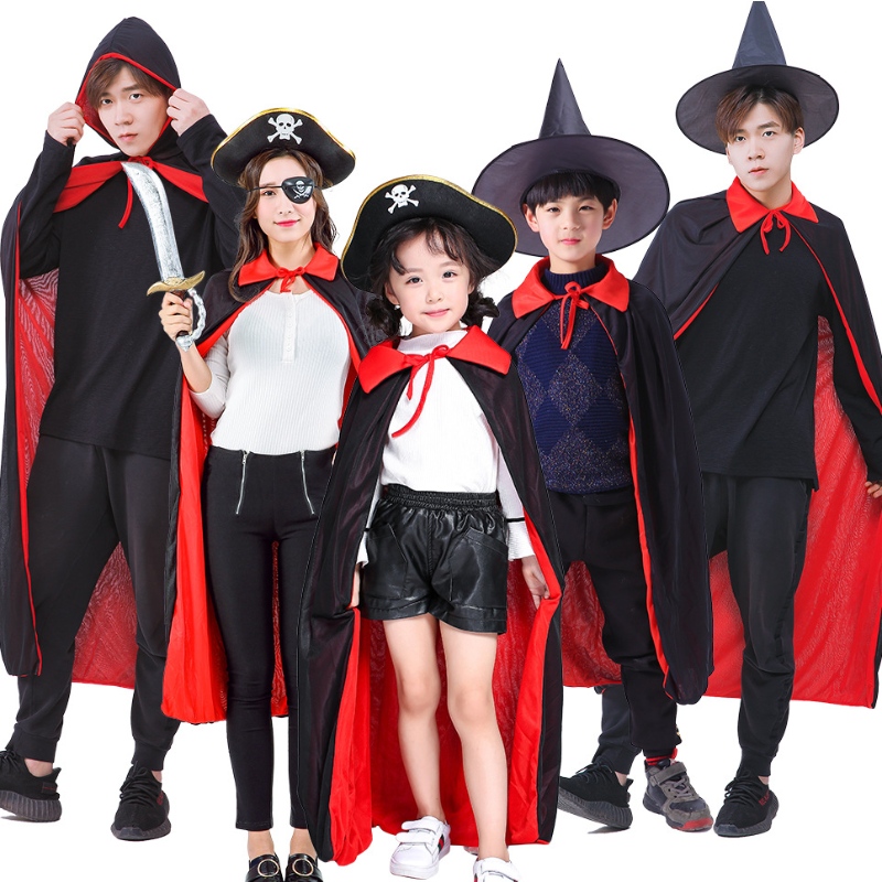 ขายส่งเด็กใหม่ที่ชื่นชอบซูเปอร์ฮีโร่คอสเพลย์ Kids Hero Cape Cloak Suit ชุดสำหรับปาร์ตี้ฮาโลวีน