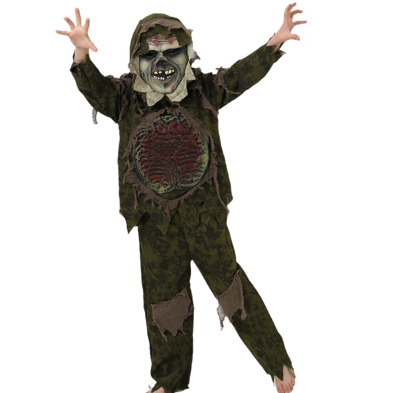 Halloween Monster Novelty Clothing Cossplay Jumpsuit ชุดแต่งกายชุดสำหรับเด็กผู้หญิง