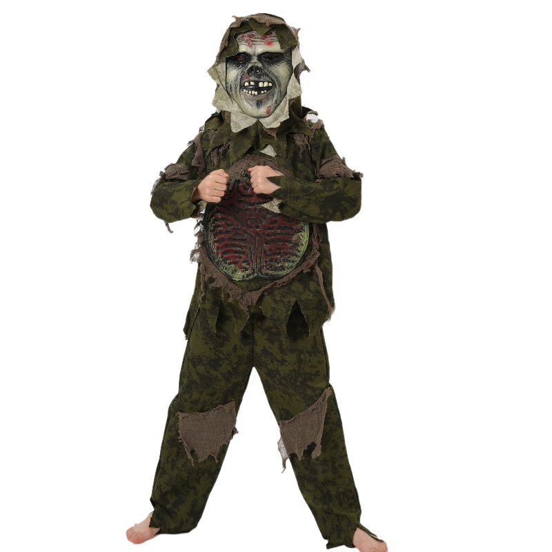 Halloween Monster Novelty Clothing Cossplay Jumpsuit ชุดแต่งกายชุดสำหรับเด็กผู้หญิง