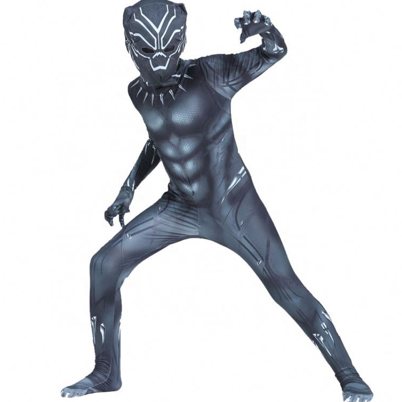 Hot Marvel Africa Halloween Wakanda Forever Zentai Suit สำหรับเด็ก ๆ