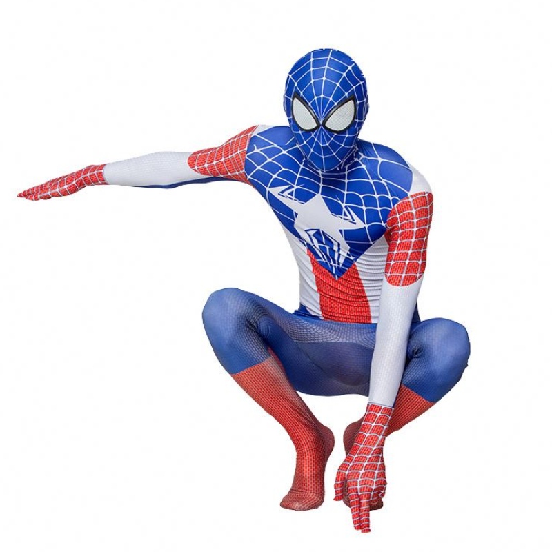 ชุดคอสเพลย์ Halloween Spiderman Party Wear Marvel โรงงานปรับแต่งบอดี้รัดรูป