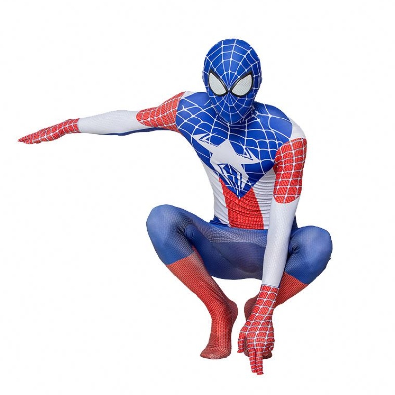 ชุดคอสเพลย์ Halloween Spiderman Party Wear Marvel โรงงานปรับแต่งบอดี้รัดรูป