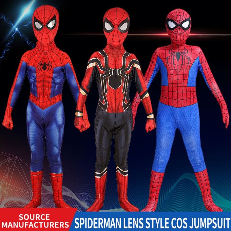 ซัพพลายเออร์เครื่องแต่งกายฮัลโลวีนขายส่ง Spider-Man เครื่องแต่งกายชุดเสื้อผ้าชุดคอสเพลย์ชุดแต่งกาย