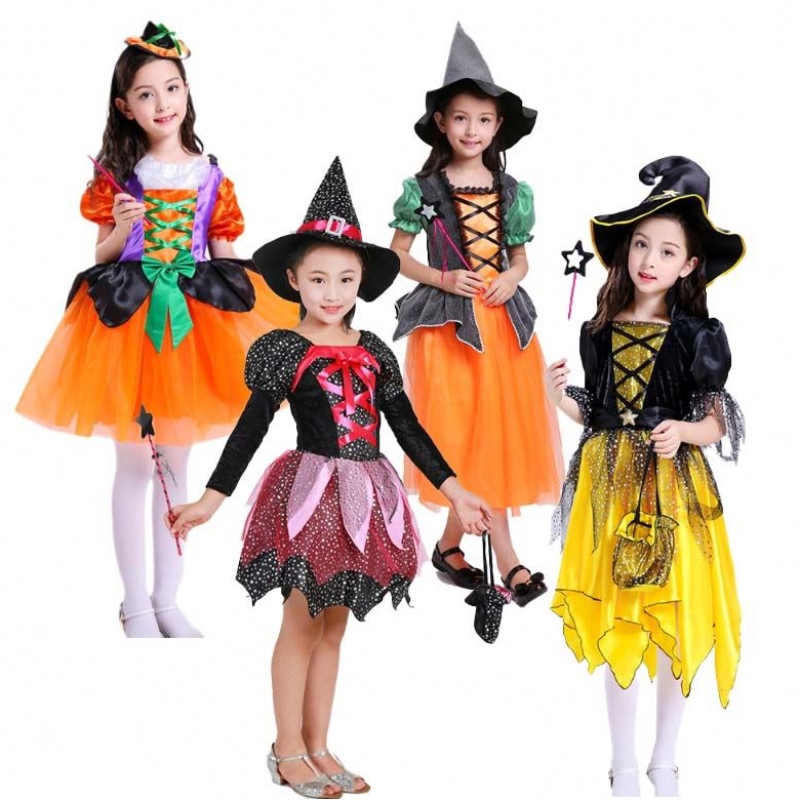 2022 Halloween Party Dress Up Witch Dance With Witches Hat HCVM-004