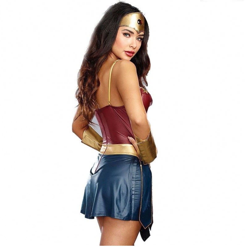 2021 Party Sexy Wonder Woman Halloween ชุดสำหรับผู้ใหญ่