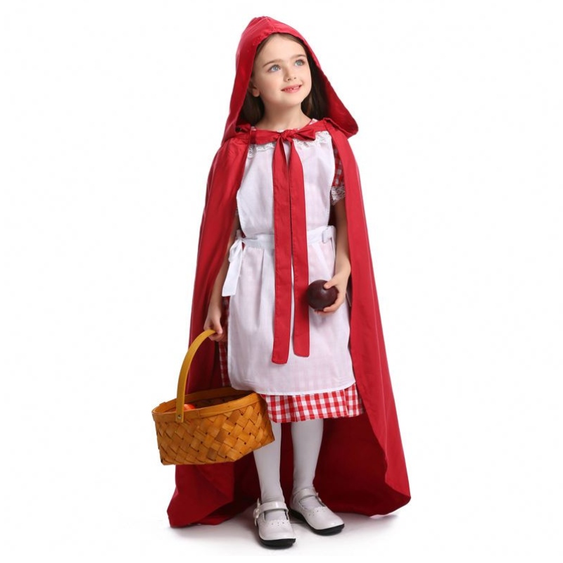 Novelties Children Fairytale Dress Little Red Riding Hood Costume DGHC-071