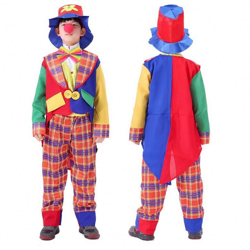 Halloween Kid Holiday Variety Funny Set Costume เสื้อผ้าตัวตลกชุดสูท HCBC-027