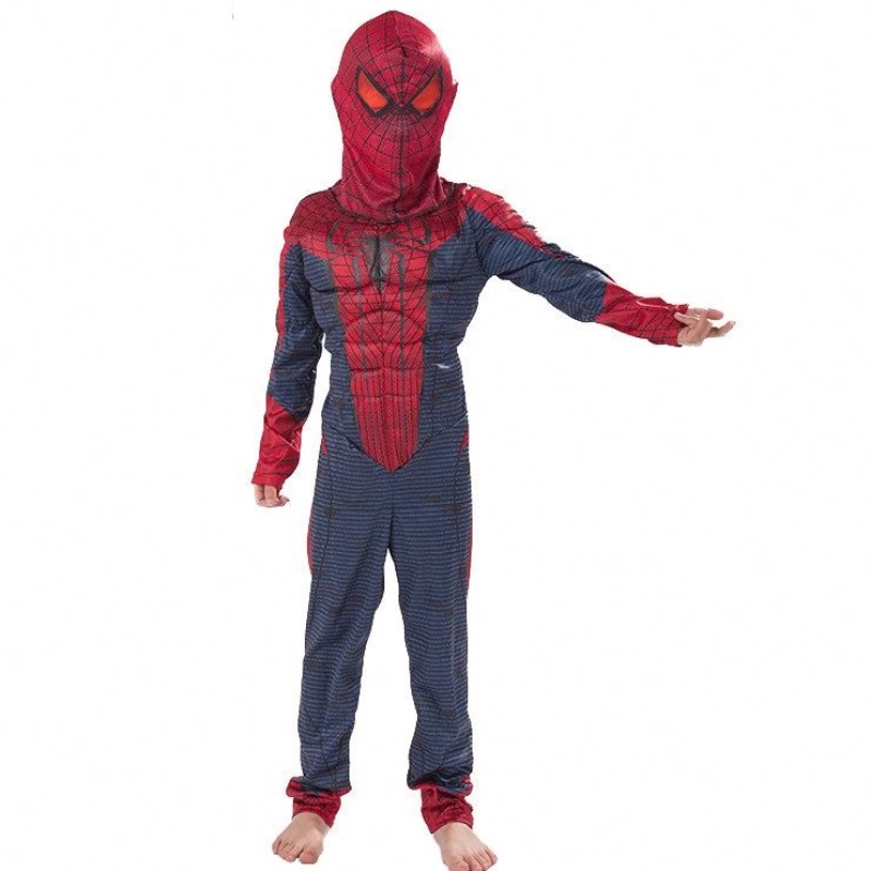 เด็กชายเด็กที่น่าตื่นตาตื่นใจภาพยนตร์ Spiderman ตัวละครคลาสสิก Muscle Marvel Fantasy Superh