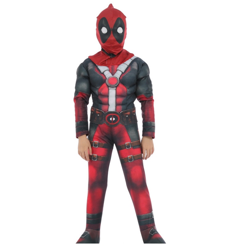 Iranman Captainamerica Spiderman Muscle Children Halloween Costume Superhero TV&movie คอสเพลย์เครื่องแต่งกาย