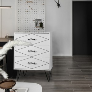 โรงงานหรูหราปรับแต่ง MDF ไม้หัวเตียงตู้หัวเตียง