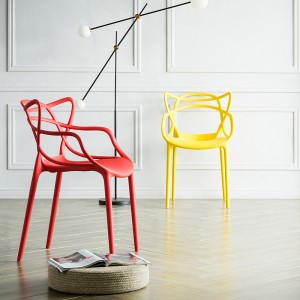 แนวคิดการออกแบบขั้นสูงที่ทันสมัยเก้าอี้กาแฟสบายๆเก้าอี้พลาสติก