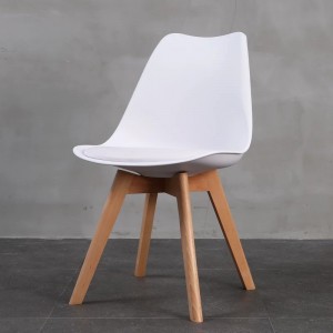 ขายส่งเก้าอี้รับประทานอาหารพลาสติกที่ทันสมัยร้านอาหาร Bistro Cafe เก้าอี้อะคริลิคสีสันสดใสเก้าอี้พลาสติกและเบาะนุ่ม