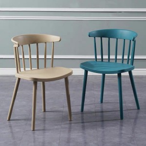 โรงงานขายส่งห้องนั่งเล่นที่ทันสมัยพลาสติกเก้าอี้กลางแจ้งสวนร้านอาหารเก้าอี้ PP