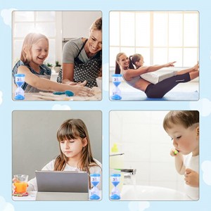 Bestseller Plultful Plastic Sand Timer นาฬิกา 2/3/5/10/15/30 นาทีสำหรับเกมสำหรับเด็กตกแต่งนาฬิกาทราย