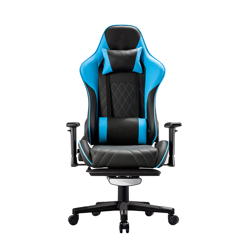 Gamer PU Leather Racing Gaming Gaming Chair เก้าอี้เกมพับได้สำนักงานคำนวณเก้าอี้เกมพร้อมไฟ LED