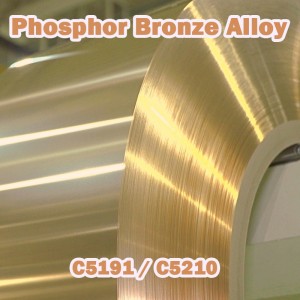 C5191 C5210 ชุดอัลลอยด์บรอนซ์ Phospor