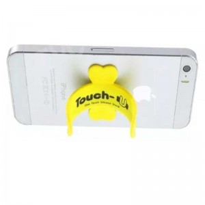 โทรศัพท์คุณภาพดี u silicone silicone smart personal stand holder personalized personal stand silicone slap holder