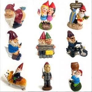 ตกแต่งของแคระแคระสวนตกแต่งซานตาคลอสตกแต่ง