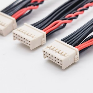 สายเทอร์มินัล Molex 501646-1400 สายรัดคู่แถว 2.0 มม. หุ่นยนต์ลูกกลิ้งแปรงเชื่อมต่อสายเคเบิล