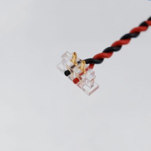 การประมวลผลและการปรับแต่ง 1.27 การเว้นวรรคหัวคริสตัลเจาะฮอร์นแบตเตอรี่สายอิเล็กทรอนิกส์ลวดอิเล็กทรอนิกส์ ELCO8005 MICRO MOTOR CABLE