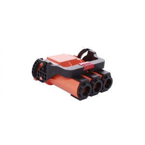 200A/3000V 3 PIN DC ตัวเชื่อมต่อแรงดันไฟฟ้าสูง