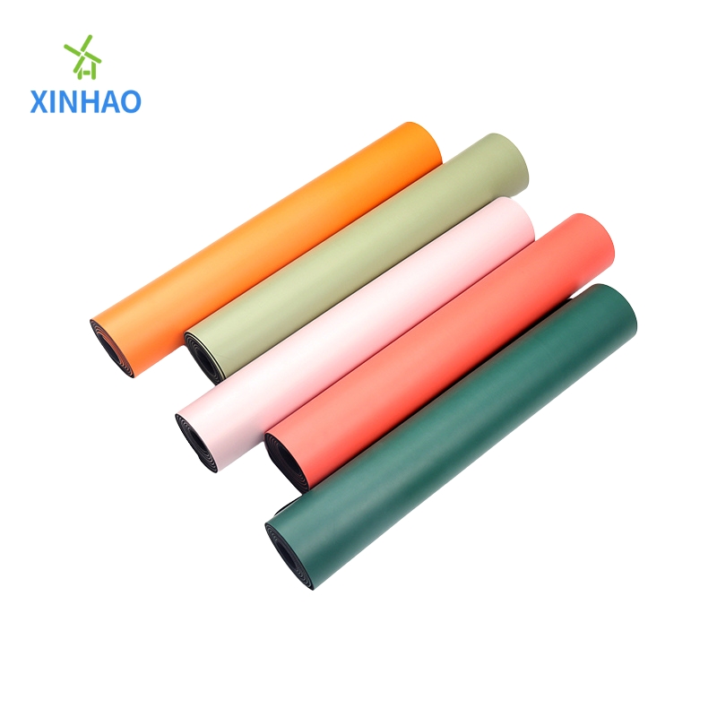 PU Rubber Yoga Mat Wholesale รองรับโลโก้และรูปแบบที่กำหนดเองความหนา 4mm/5 มม