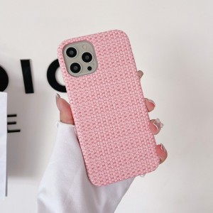 Apple iPhone14Pro เคสโทรศัพท์น้ำหอมขนาดเล็กเคสป้องกันหนังทำด้วยมือพร้อมลวดลายผ้าคุณภาพสูง