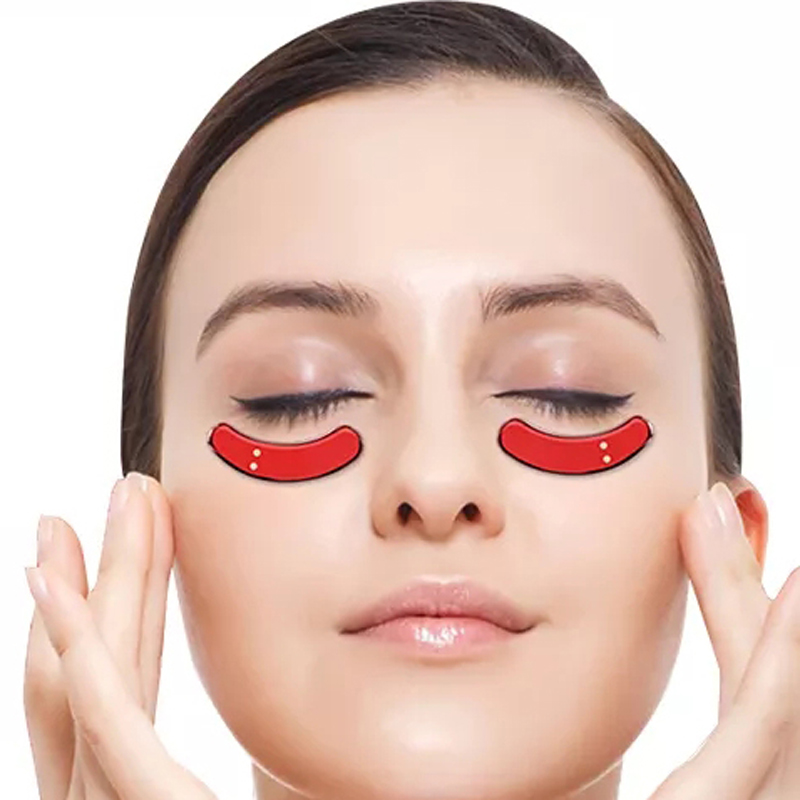 EMS&Red Light Eye Beauty Massager เครื่องนวดบ้านใช้ความงามตาย่นอุปกรณ์นวดอุปกรณ์นวดเครื่องนวดเครื่องนวด Vibration LED แพทช์ตาสีแดงตา RF Eye Beauty Instrument เพื่อกำจัดริ้วรอย