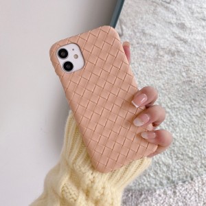เคสหนังป้องกันเหมาะสำหรับ Apple, Samsung, Huawei, Oppo และโทรศัพท์มือถืออื่น ๆ เคสโทรศัพท์มือถือทอมือบริสุทธิ์สีต่างๆ