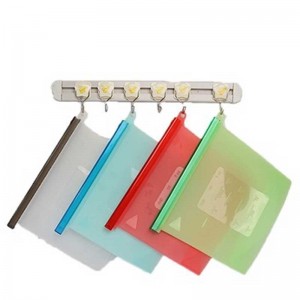 กันน้ำรั่วไหลกันน้ำเพื่อสุขภาพที่เป็นมิตรกับสิ่งแวดล้อมอาหารเกรดเก็บซิลิโคนสำหรับการปรุงอาหารของขนมขบเคี้ยวที่เป็นมิตร...