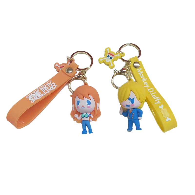 ขายส่ง 3D PVC น่ารักพวงกุญแจ