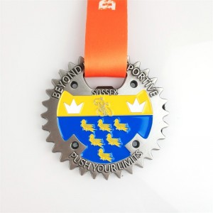 Event Medal Sport Award Marathon Running Metal Metal Medals