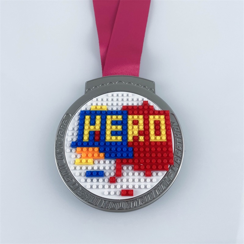Fun Lego Medalssports Medals และ Ribbons สำหรับว่ายน้ำยิมนาสติกวอลเลย์บอลวิ่ง