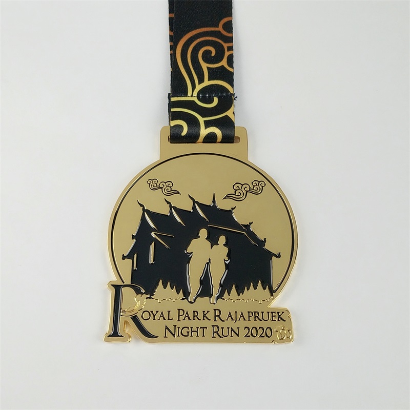 เหรียญแชมป์ลีก 3D Gold Metal Award Marathon Running Sport Medal